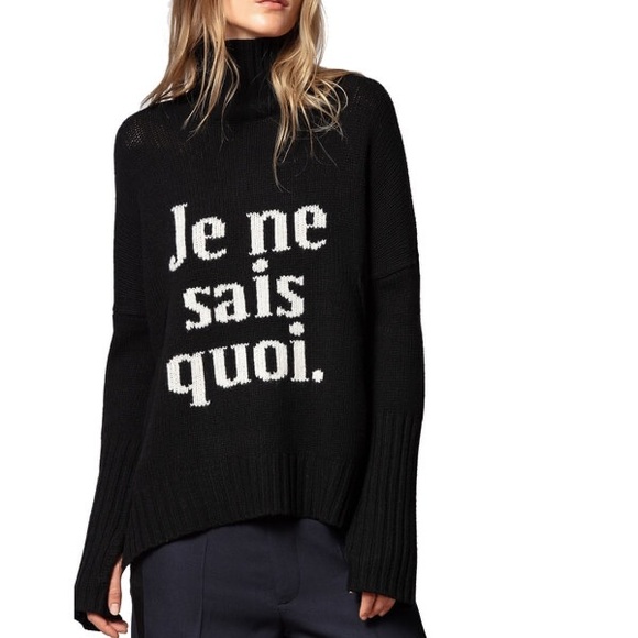 Zadig & Voltaire Alma Je Ne Sais Quoi Sweater size medium - Picture 1 of 4